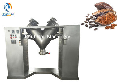 V Şekli Gıda Toz Makinesi Kuru Kakao Unu Süt Sütü Karıştırma 50-5000L