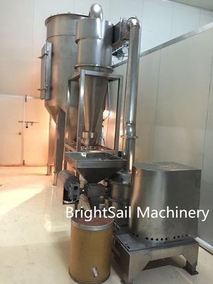 Kapasiteli 100-1800kg / Saat Baharatlı 15mm Zencefilli Kırma Makinası