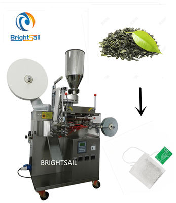 5ml Bitkisel Çay Poşeti Otomatik Paketleme ve Etiketleme Makinesi Hacimsel Yöntem