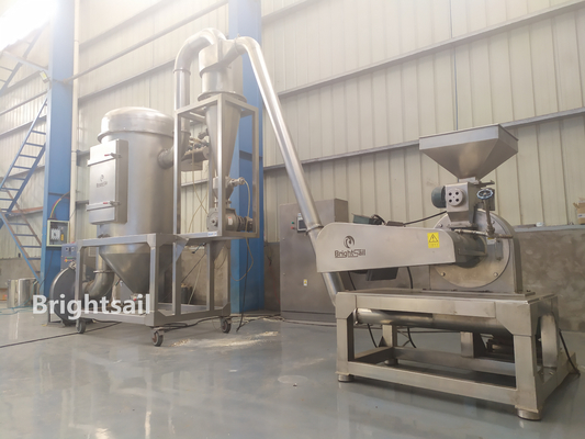 Endüstri Pin Mill Defatted Soya Fasulyesi öğütme makinesi Pin Pulverizer 11KW CE ile