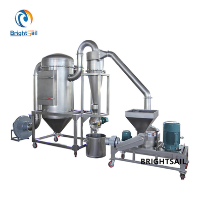 Paslanmaz Çelik Kauçuk Parçacıkları Tozlama Makinesi SUS304 2500 Mesh 100 - 4000 Kg/H