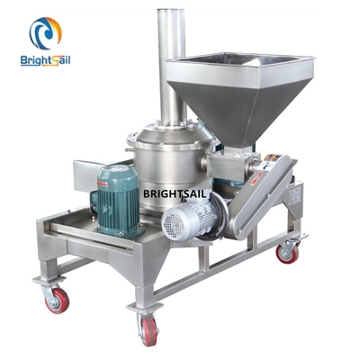 Paslanmaz Çelik Kauçuk Parçacıkları Tozlama Makinesi SUS304 2500 Mesh 100 - 4000 Kg/H
