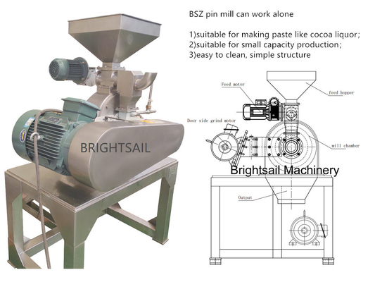 Brightsail Sezam geniş odalı iğne değirmen Sezam Yüksek Hızlı iğne değirmen yiyecek tozu yapma makinesi