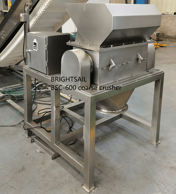 Fabrika Kuru Konjac Granules Makine gıda öğütme makinesini Brightsail Kuru Konjac kaba kırıcı
