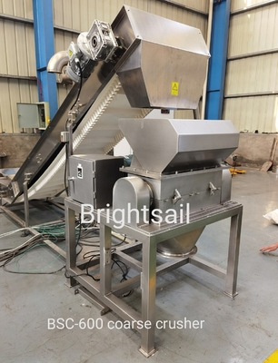 Fabrika Kuru Konjac Granules Makine gıda öğütme makinesini Brightsail Kuru Konjac kaba kırıcı