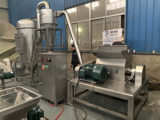 Fabrika Kuru Konjac Granules Makine gıda öğütme makinesini Brightsail Kuru Konjac kaba kırıcı
