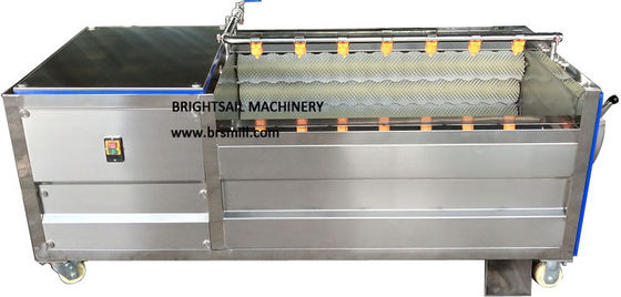 3-4kw 237r / Min Patates Yıkama ve Soyma Makinesi