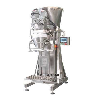 Ağırlık Aralığı 5 ila 50kg Çift Burgulu yarı otomatik Toz Dolum Makinesi