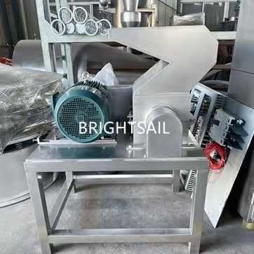 Gıda Sınıfı Paslanmaz Çelik Toz Kaba Kırıcı Öğütücü Makinesi Biber Flake Makinesi